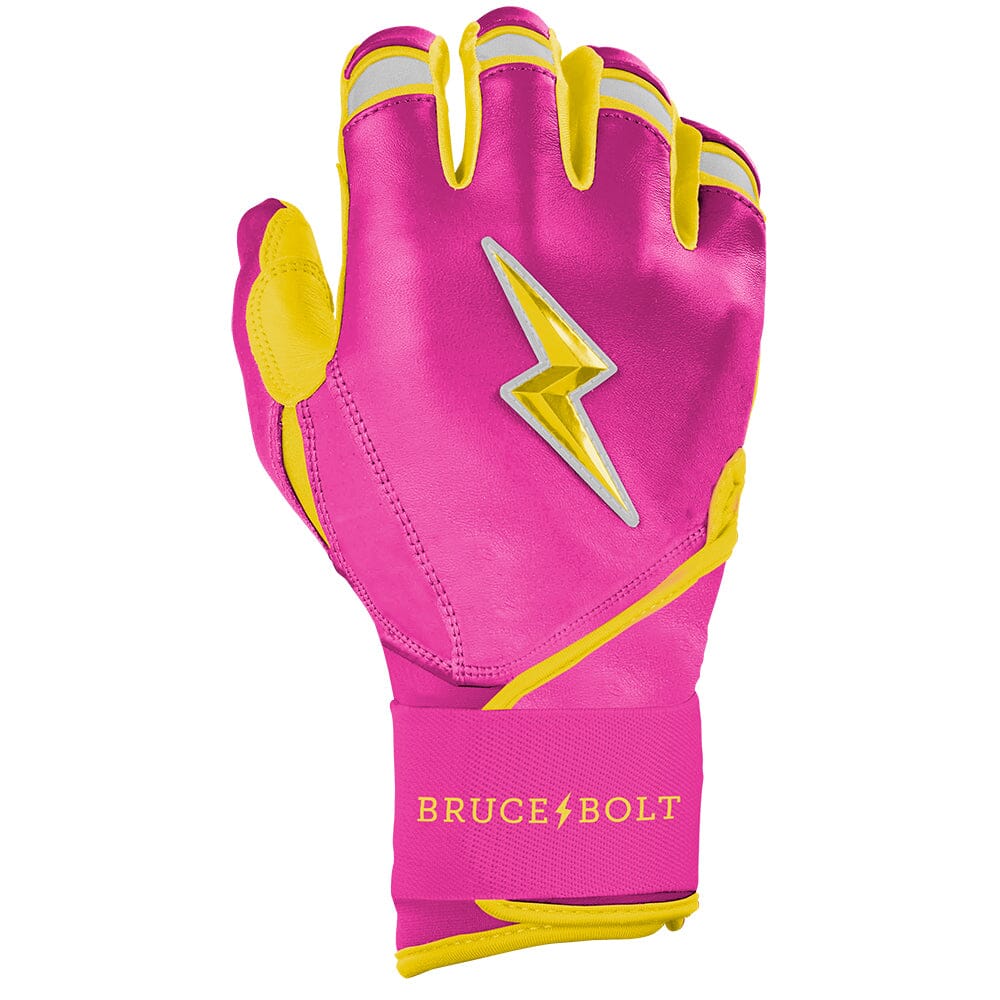 Dexter McCleon Jr. Signature Series Long Cuff Batting Gloves - Pink Lemonade 4 Dexter McCleon Jr. Signature Series Long Cuff Batting Gloves - Pink Lemonade