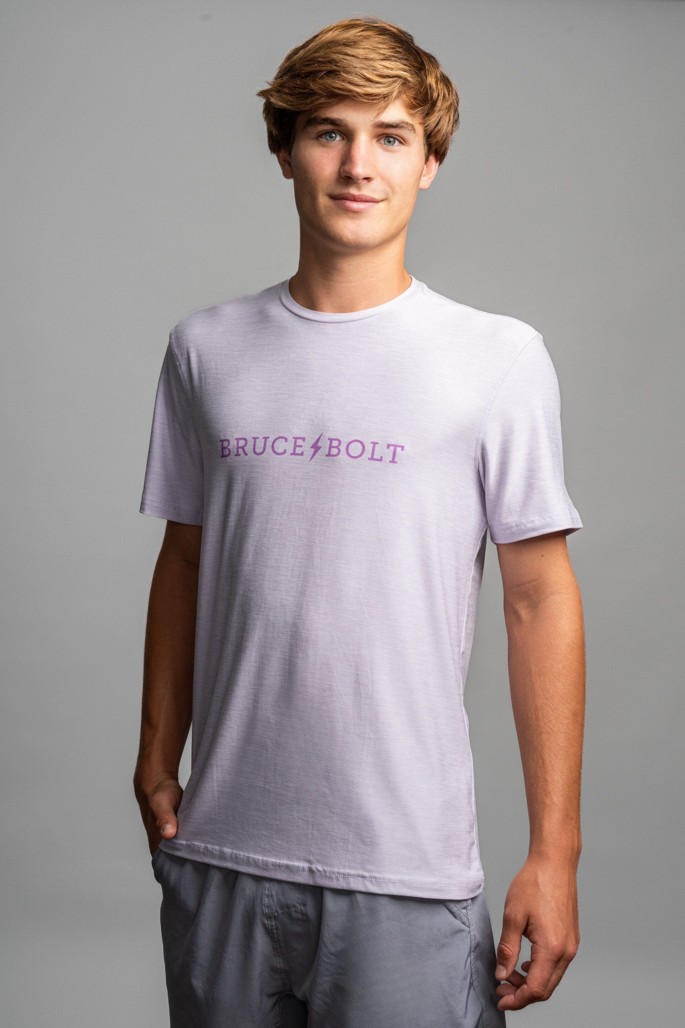 SuperSoft "BRUCE BOLT" Short Sleeve Shirt - Periwinkle 1 SuperSoft "BRUCE BOLT" Short Sleeve Shirt - Periwinkle