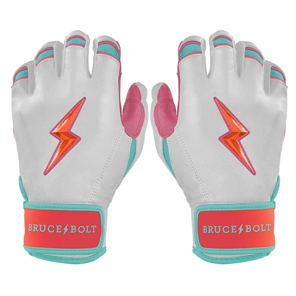 Bear Series Short Cuff Batting Gloves - Sunrise 1 Bear Series Short Cuff Batting Gloves - Sunrise