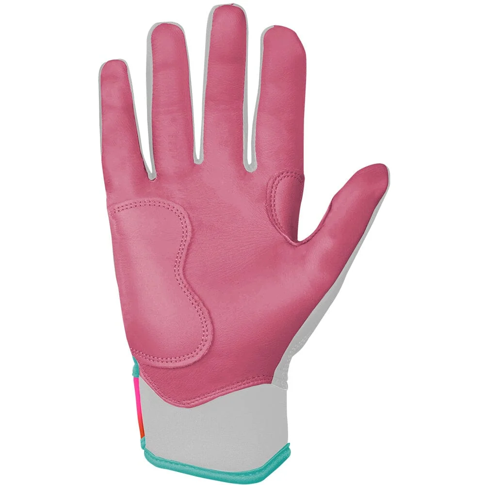 Bear Series Short Cuff Batting Gloves - Sunrise 2 Bear Series Short Cuff Batting Gloves - Sunrise
