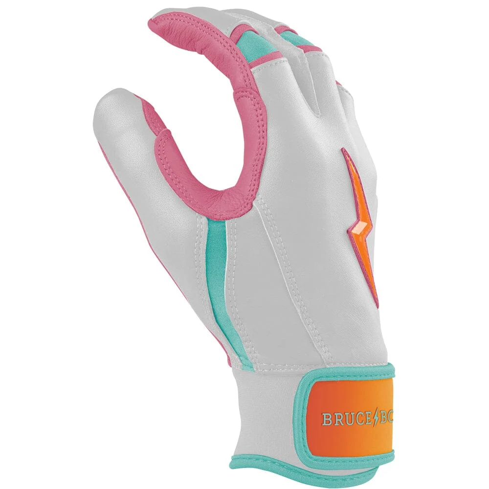 Bear Series Short Cuff Batting Gloves - Sunrise 5 Bear Series Short Cuff Batting Gloves - Sunrise