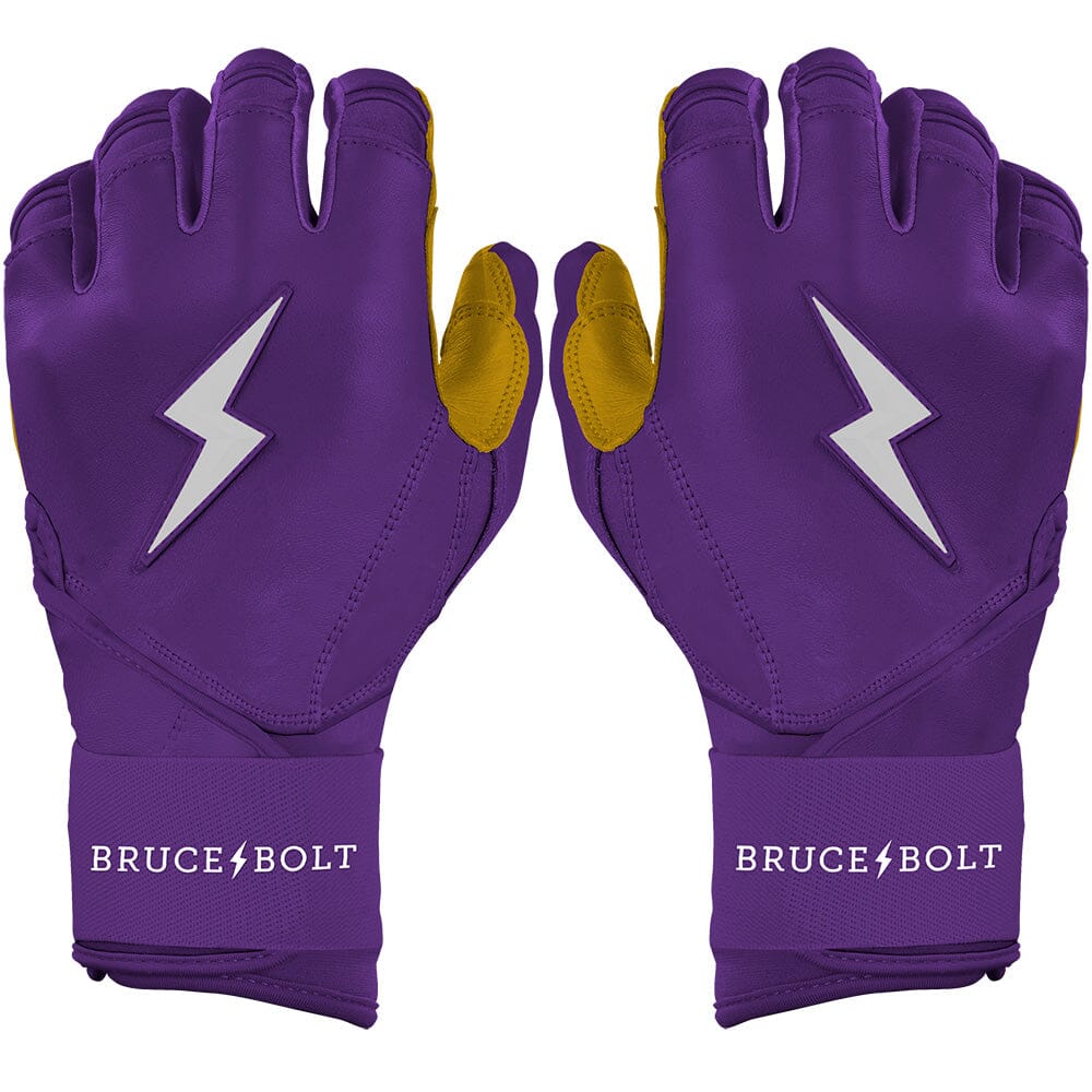 Original Series Long Cuff Batting Gloves - Purple 1 Original Series Long Cuff Batting Gloves - Purple