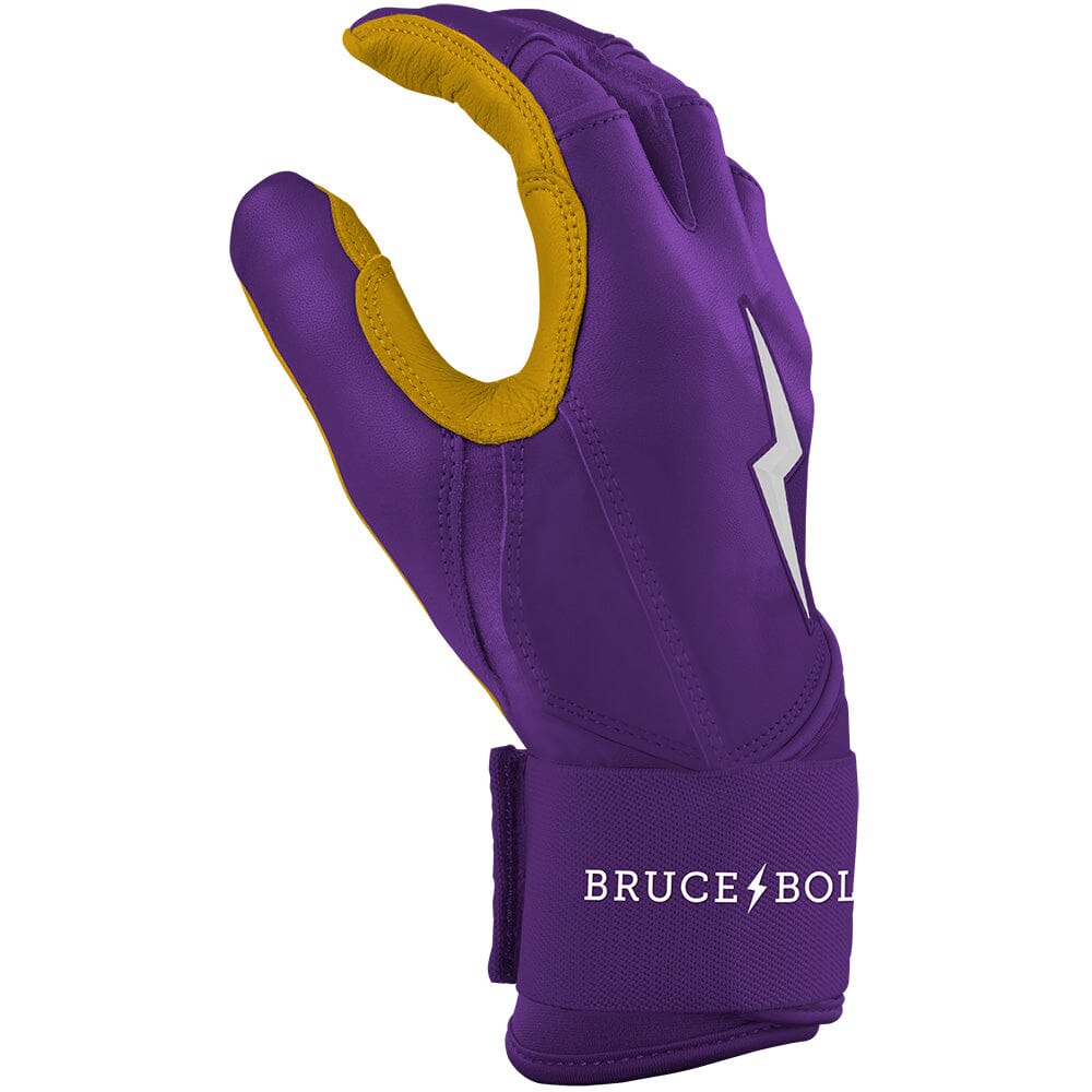 Original Series Long Cuff Batting Gloves - Purple 5 Original Series Long Cuff Batting Gloves - Purple
