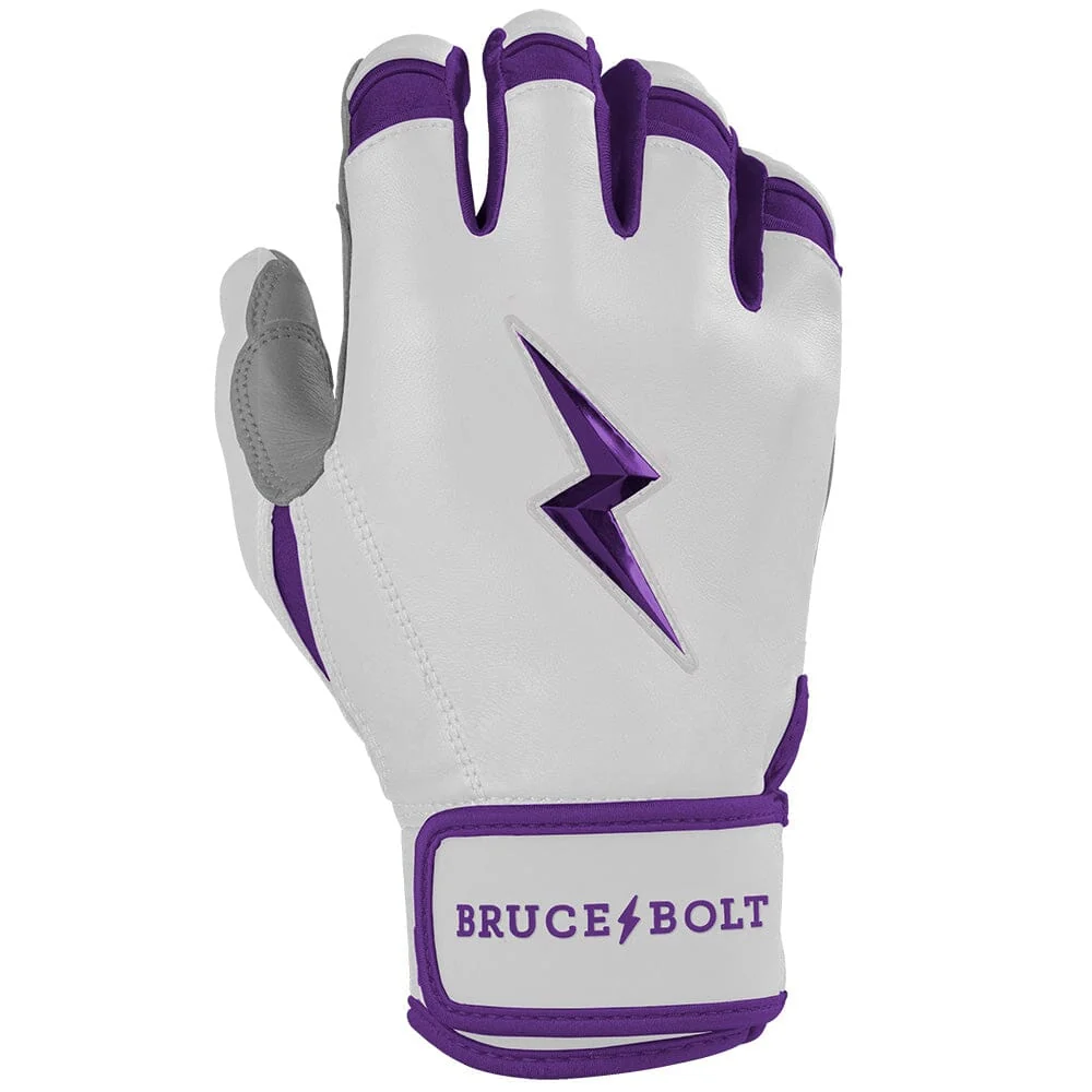 Chrome Series Short Cuff Batting Gloves - Purple 4 Chrome Series Short Cuff Batting Gloves - Purple