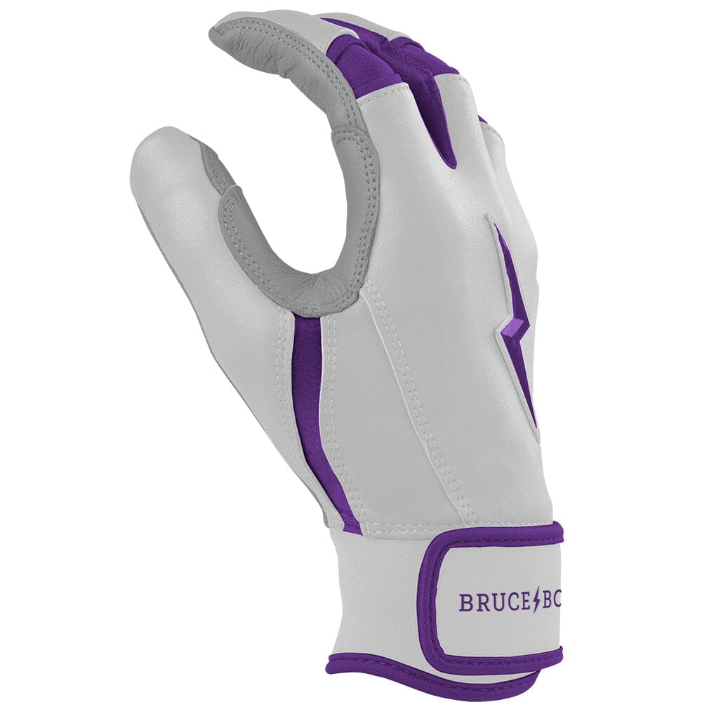 Chrome Series Short Cuff Batting Gloves - Purple 5 Chrome Series Short Cuff Batting Gloves - Purple