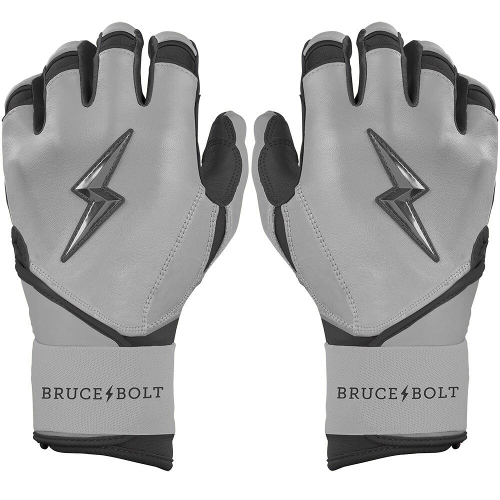 Grey Series Long Cuff Batting Gloves - Charcoal 1 Grey Series Long Cuff Batting Gloves - Charcoal