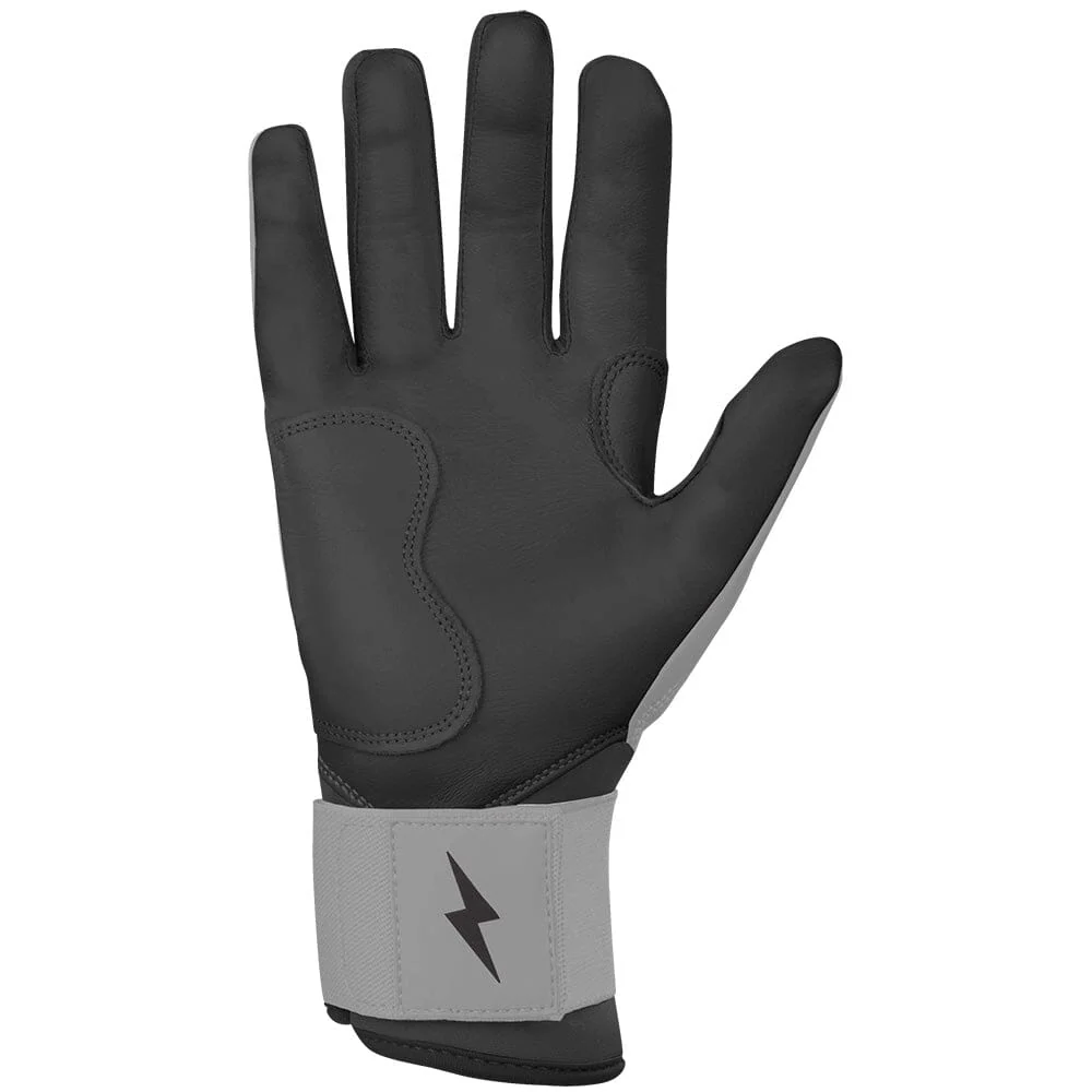 Grey Series Long Cuff Batting Gloves - Charcoal 2 Grey Series Long Cuff Batting Gloves - Charcoal