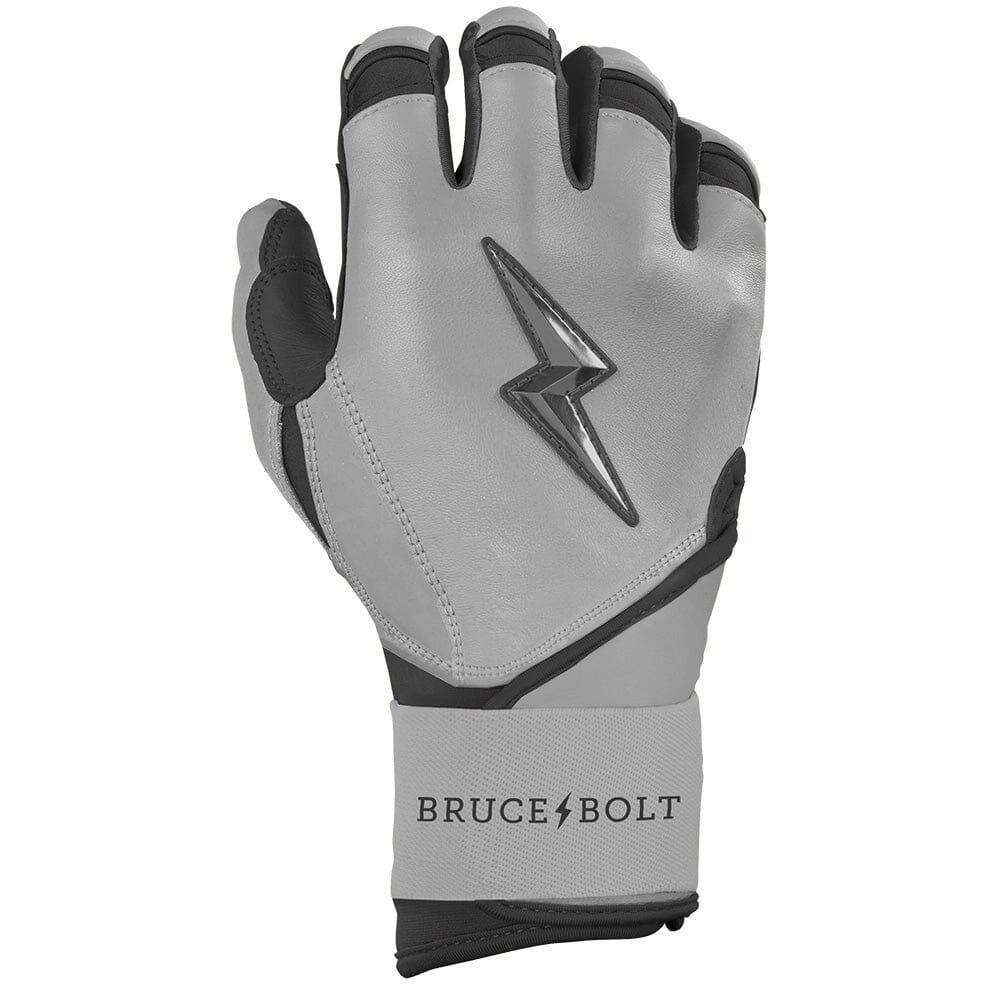 Grey Series Long Cuff Batting Gloves - Charcoal 4 Grey Series Long Cuff Batting Gloves - Charcoal