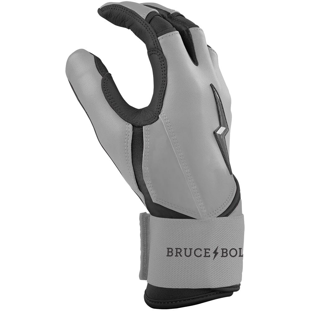 Grey Series Long Cuff Batting Gloves - Charcoal 5 Grey Series Long Cuff Batting Gloves - Charcoal