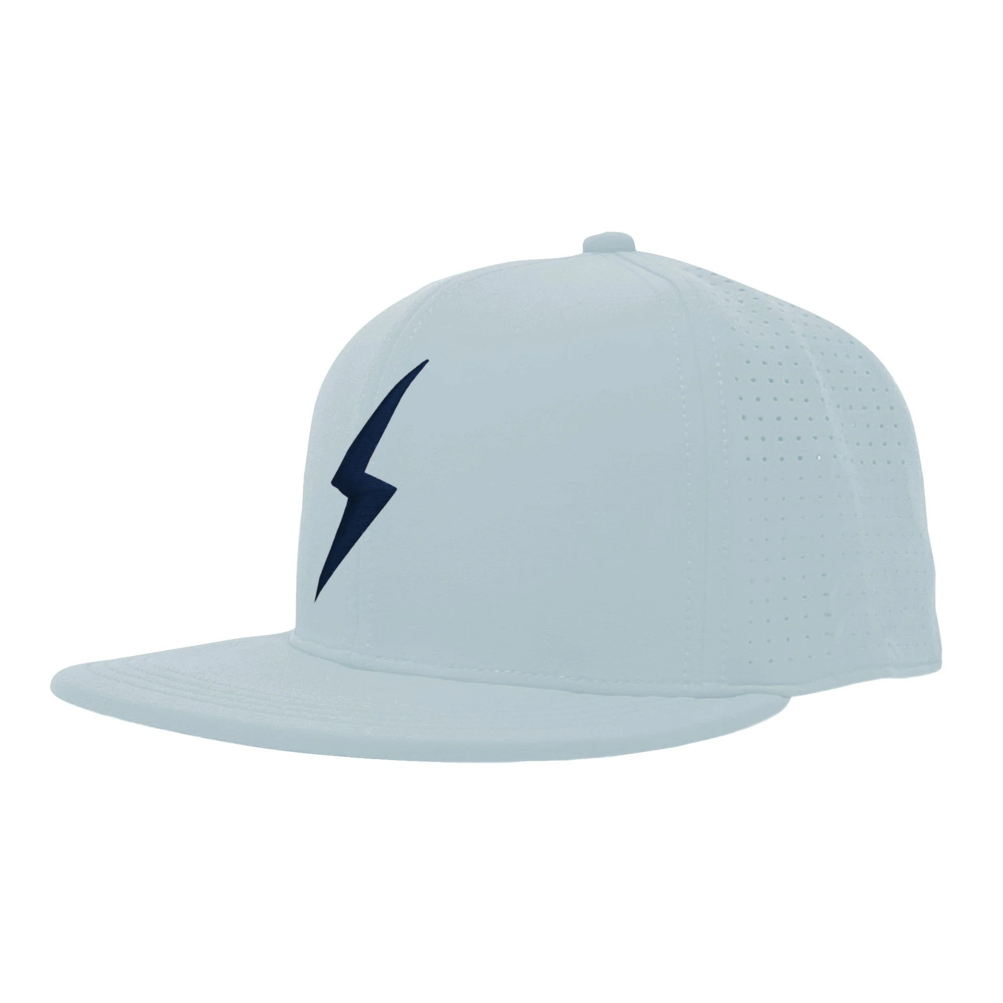 SMART FIT Performance BOLT Game Hat - Ice Blue/Navy Bolt 1 SMART FIT Performance BOLT Game Hat - Ice Blue/Navy Bolt