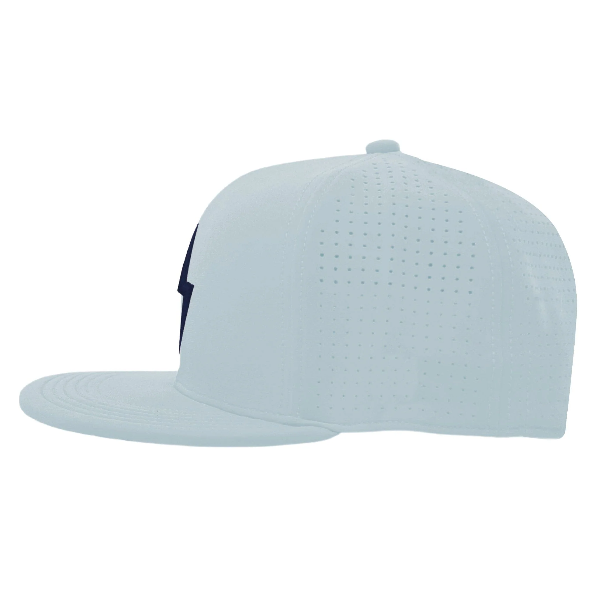 SMART FIT Performance BOLT Game Hat - Ice Blue/Navy Bolt 3 SMART FIT Performance BOLT Game Hat - Ice Blue/Navy Bolt
