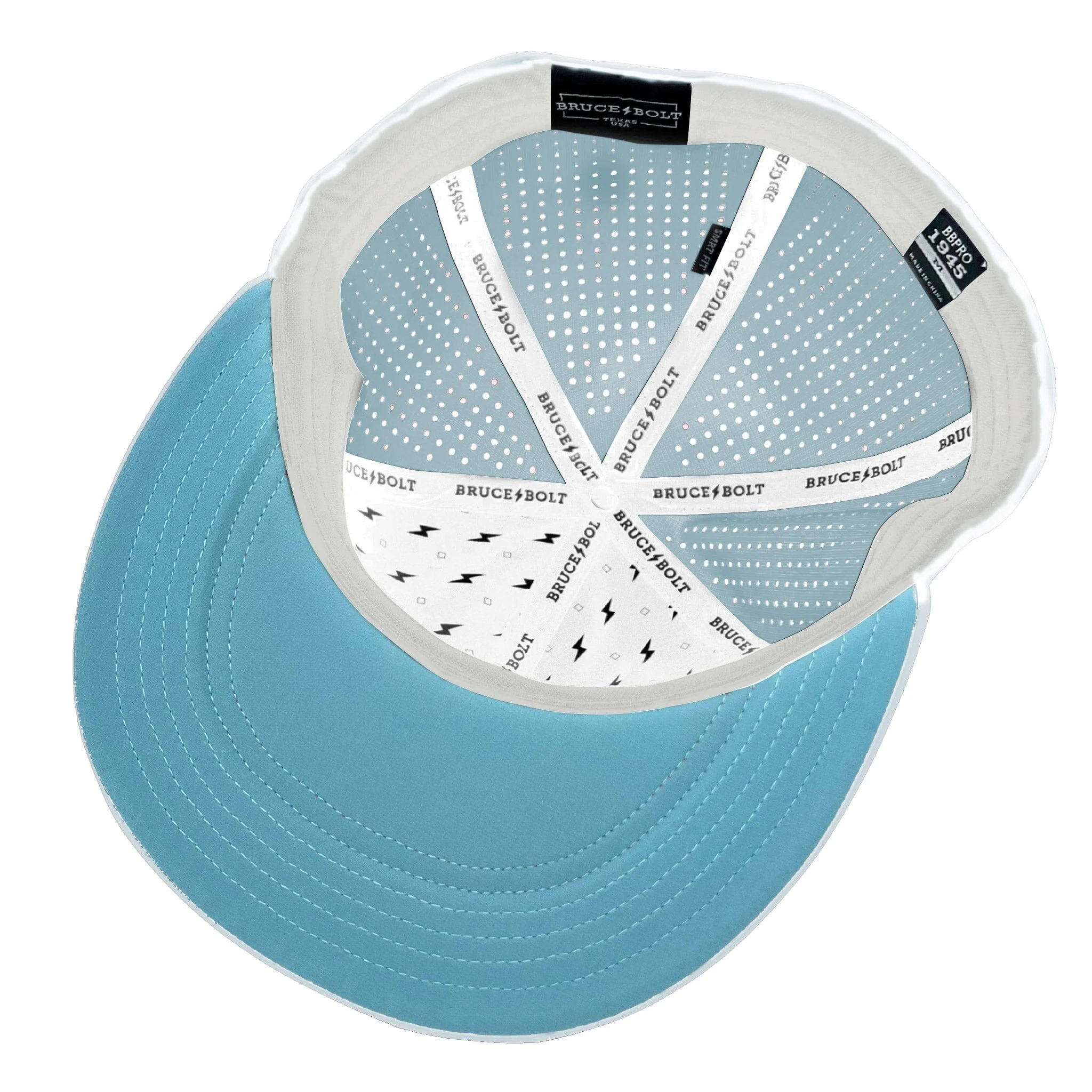 SMART FIT Performance BOLT Game Hat - Ice Blue/Navy Bolt 5 SMART FIT Performance BOLT Game Hat - Ice Blue/Navy Bolt