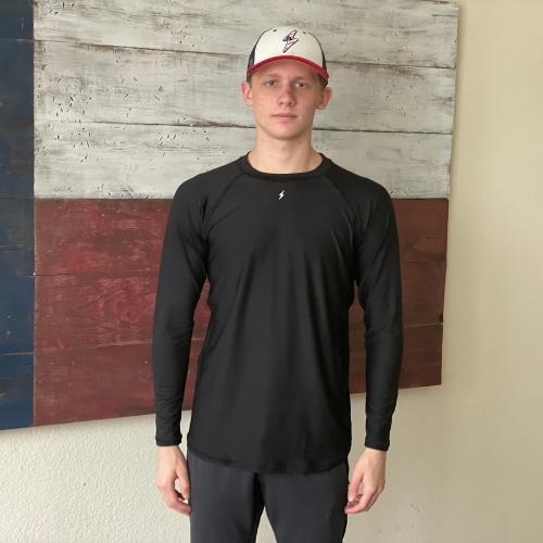 Performance Long Sleeve Shirt - Black 5 Performance Long Sleeve Shirt - Black