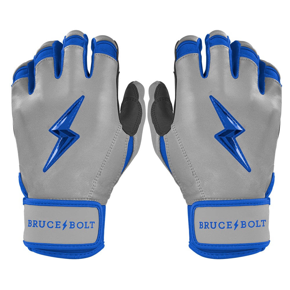 Grey Series Short Cuff Batting Gloves - Royal Blue 1 Grey Series Short Cuff Batting Gloves - Royal Blue