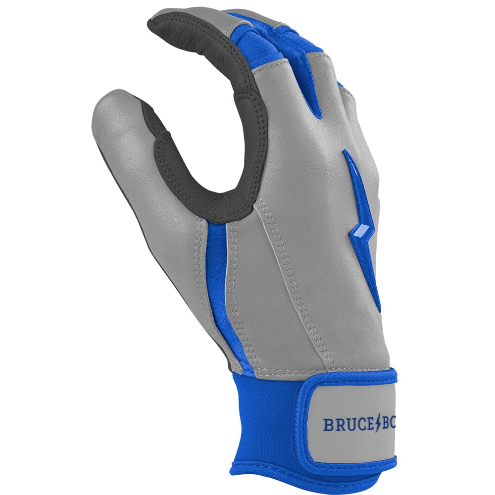 Grey Series Short Cuff Batting Gloves - Royal Blue 5 Grey Series Short Cuff Batting Gloves - Royal Blue