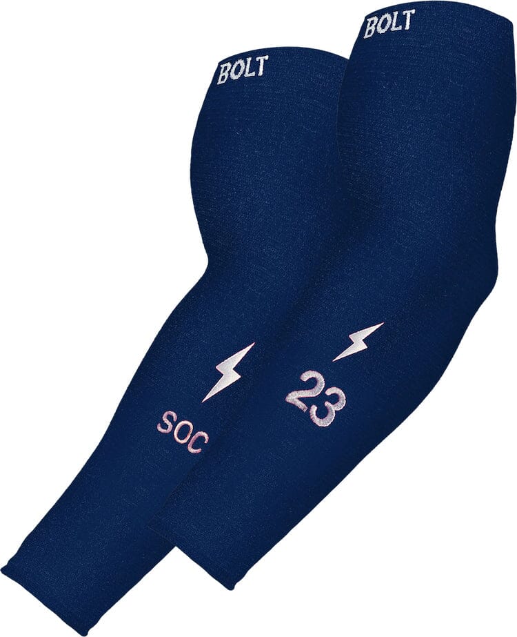 Personalized Graduated Compression Premium Arm Sleeve - Navy 1 Personalized Graduated Compression Premium Arm Sleeve - Navy